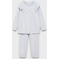 Langer, bedruckter Pyjama von MANGO BABY