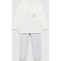 Langer Pyjama mit Sternenmuster von MANGO BABY