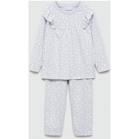 Langer, bedruckter Pyjama von MANGO BABY