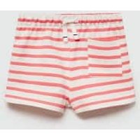 Gestreifte Baumwollshorts von MANGO BABY