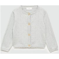 Bestickte Strickjacke von MANGO BABY