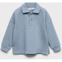 Sweatshirt mit Poloshirt-Kragen von MANGO BABY