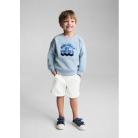 Sweatshirt mit texturiertem Schriftzug von MANGO BABY