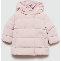 Steppanorak mit Innenfutter aus Plüsch Steppanorak mit Innenfutter aus Plüsch von MANGO BABY