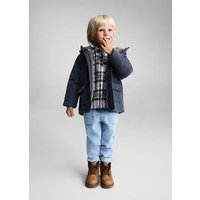 Steppanorak mit Innenfutter aus Plüsch Steppanorak mit Innenfutter aus Plüsch von MANGO BABY