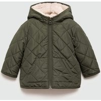 Steppanorak mit Innenfutter aus Plüsch Steppanorak mit Innenfutter aus Plüsch von MANGO BABY