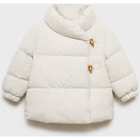 Steppanorak mit Kunstpelz Steppanorak mit Kunstpelz von MANGO BABY