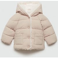 Steppanorak mit Öhrchen-Kapuze Steppanorak mit Öhrchen-Kapuze von MANGO BABY