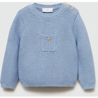 Strickpullover mit Tasche von MANGO BABY