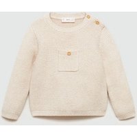 Strickpullover mit Tasche von MANGO BABY