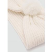 Strickschal mit Pompon von MANGO BABY