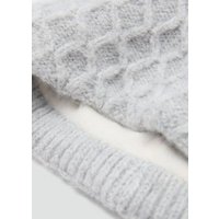 Strickschal mit Zopfmuster von MANGO BABY