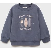 Sweatshirt mit Surf-Aufdruck von MANGO BABY