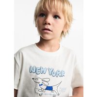 Bedrucktes Baumwoll-T-Shirt von MANGO BABY