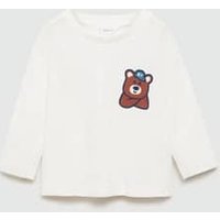 T-Shirt mit Bär-Motiv von MANGO BABY