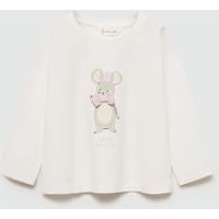 Bedrucktes Baumwoll-T-Shirt von MANGO BABY