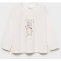 Bedrucktes Baumwoll-T-Shirt von MANGO BABY