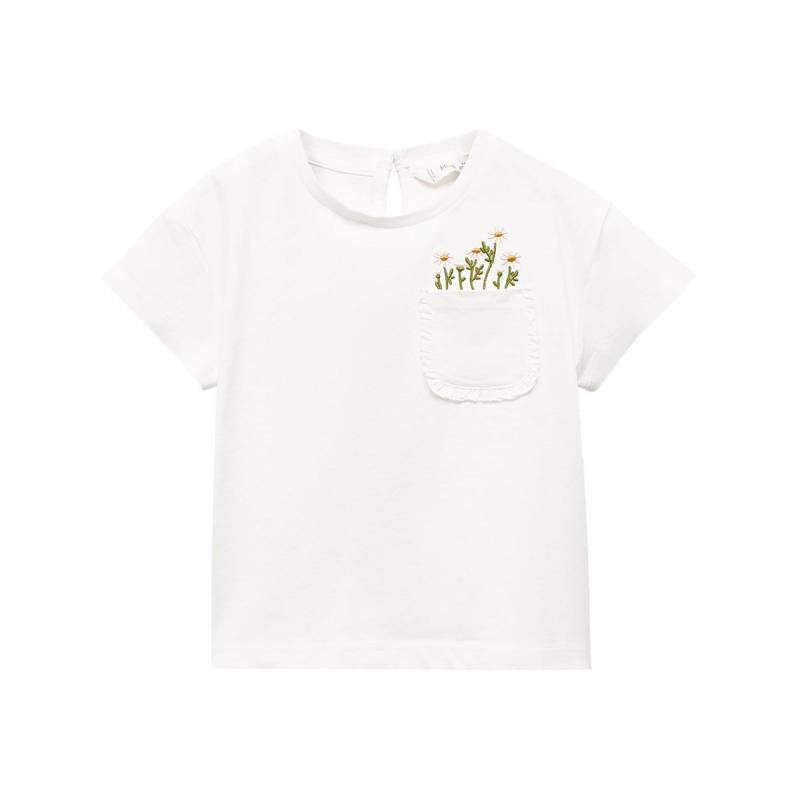 T-shirt, Kurzarm Unisex Offwhite 2-3A von MANGO BABY