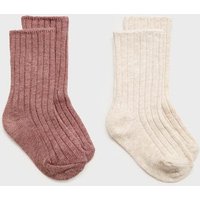 Zweierpack gerippte Socken von MANGO BABY