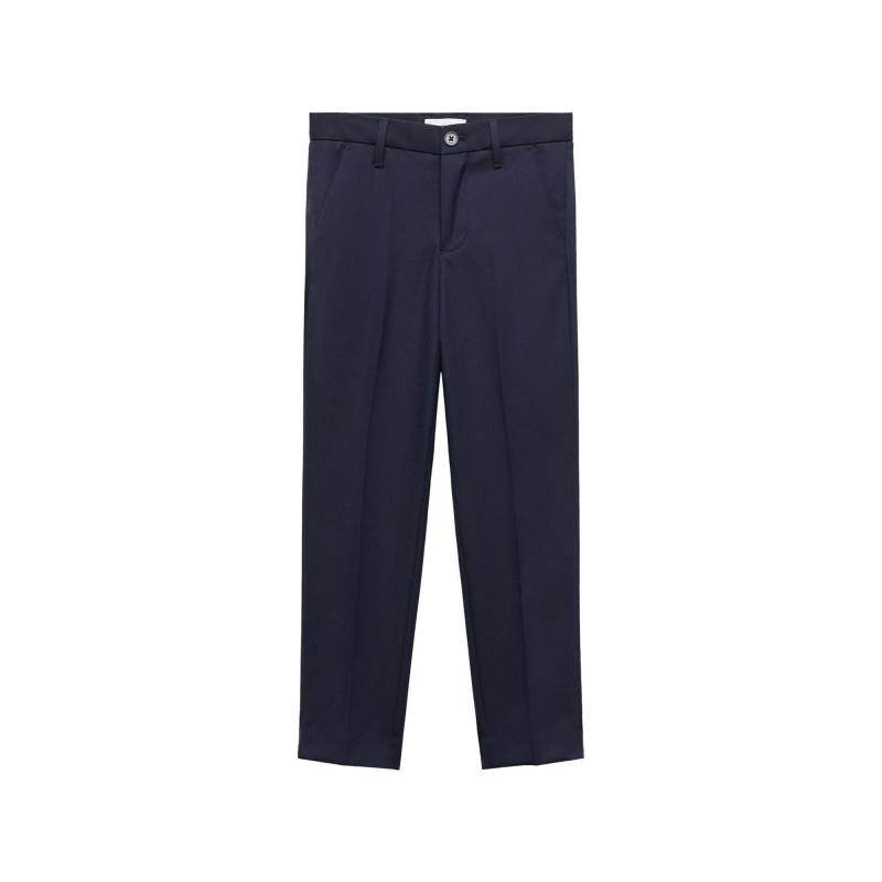 Anzughose, Body Fit Jungen Marine 10A von MANGO Kids