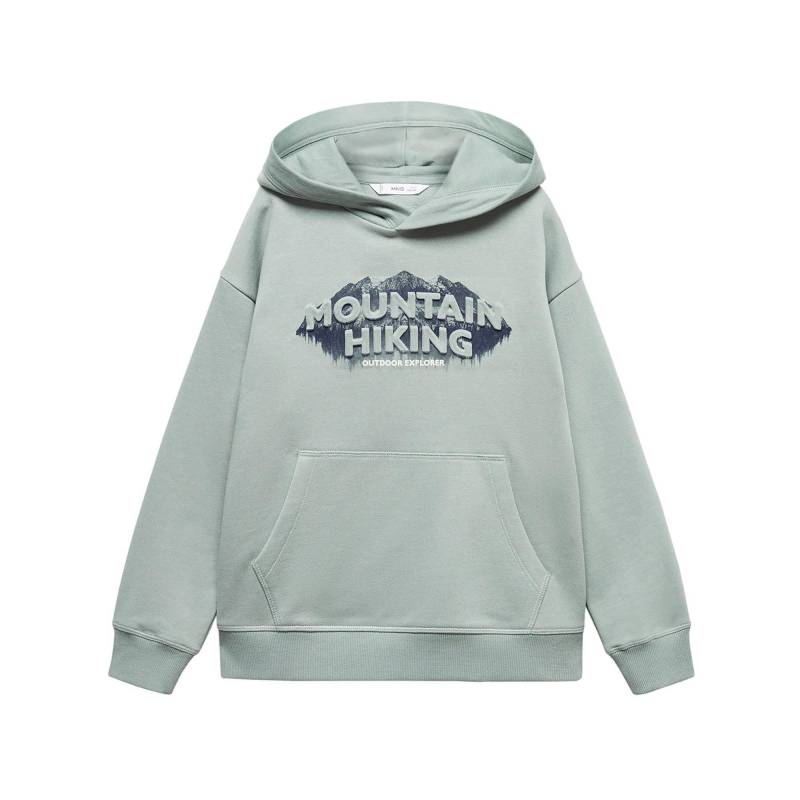 Hoodie Jungen Hellgrün 10A von MANGO Kids