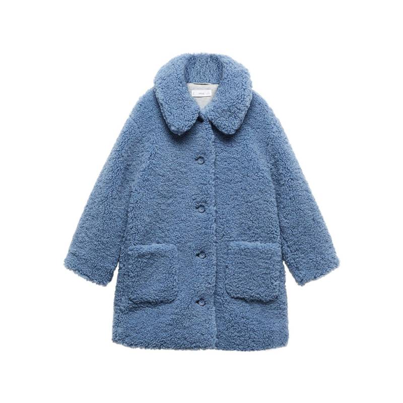 Jacke Mädchen Taubenblau 11A von MANGO Kids