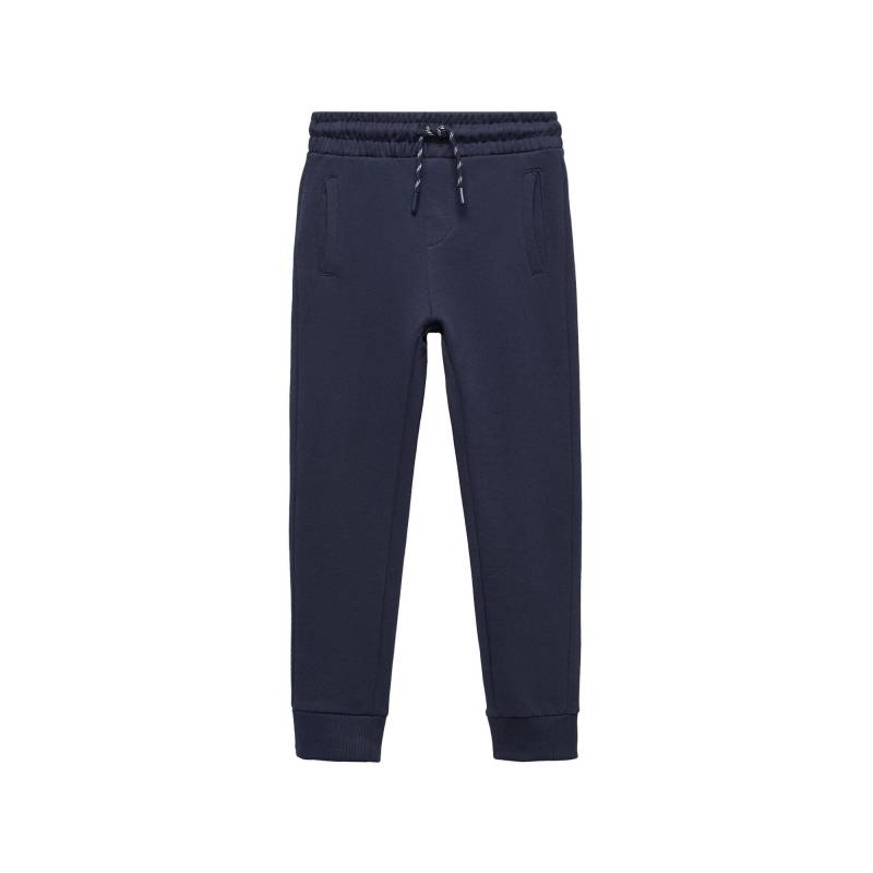 Jogginghose Mit Bündchen Jungen Marine 8A von MANGO Kids