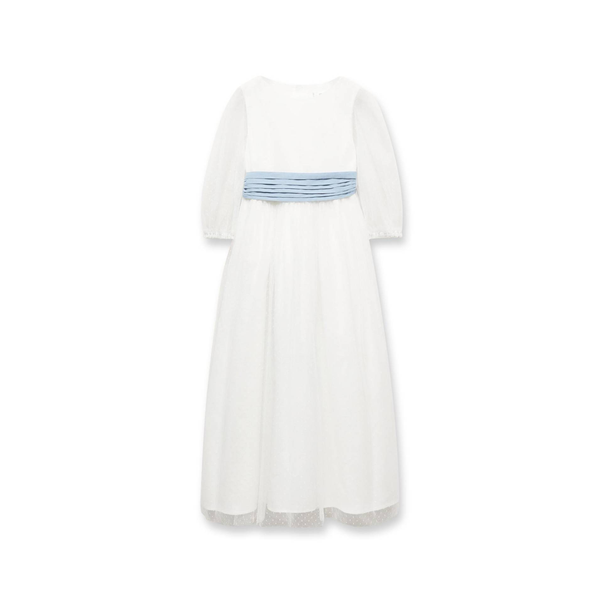 Kleid Mädchen Weiss  10A von MANGO Kids