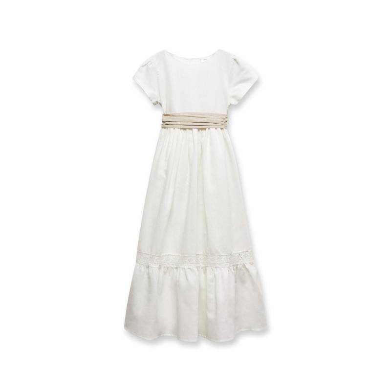 Kleid Mädchen Weiss  10A von MANGO Kids