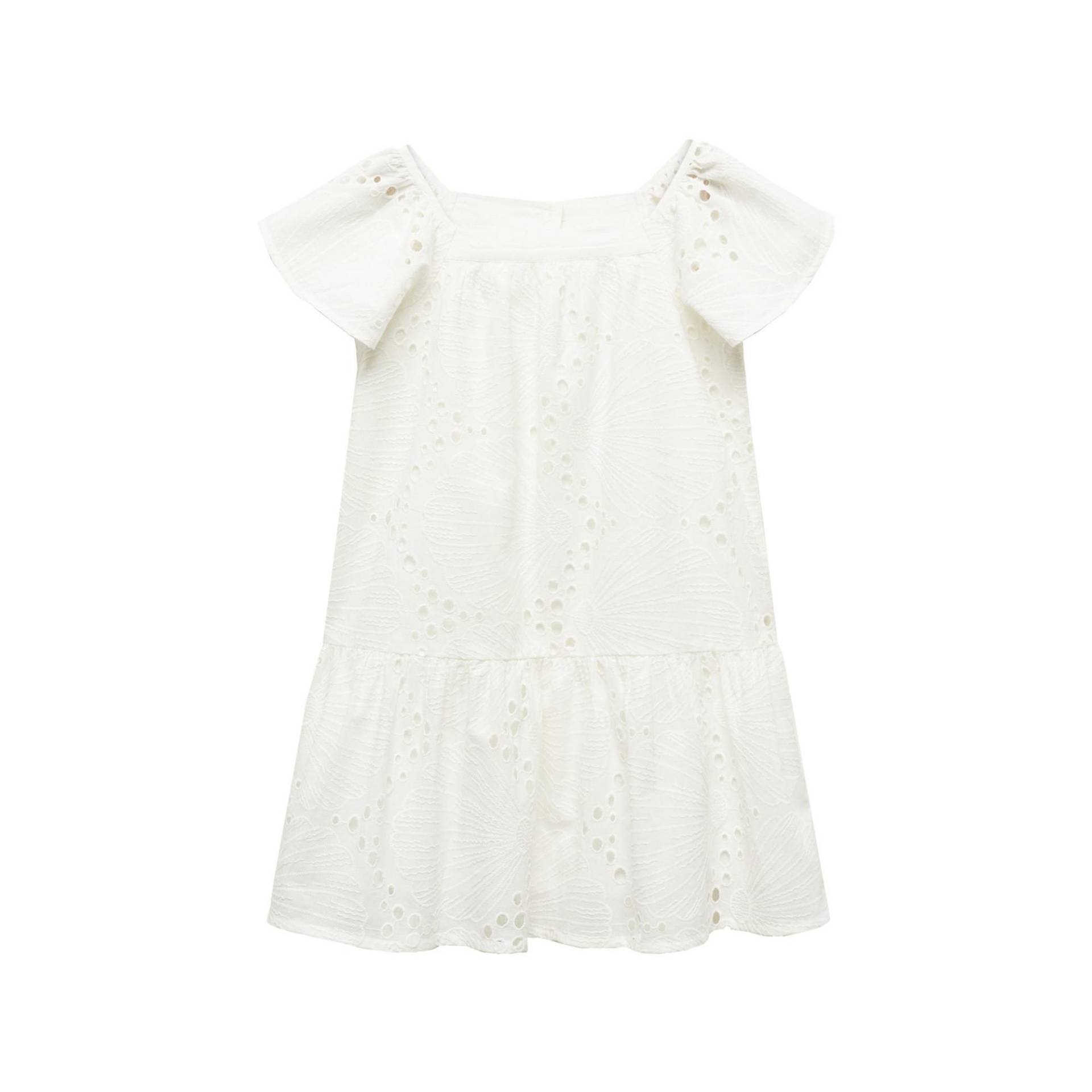 Kleid Mädchen Weiss 10A von MANGO Kids