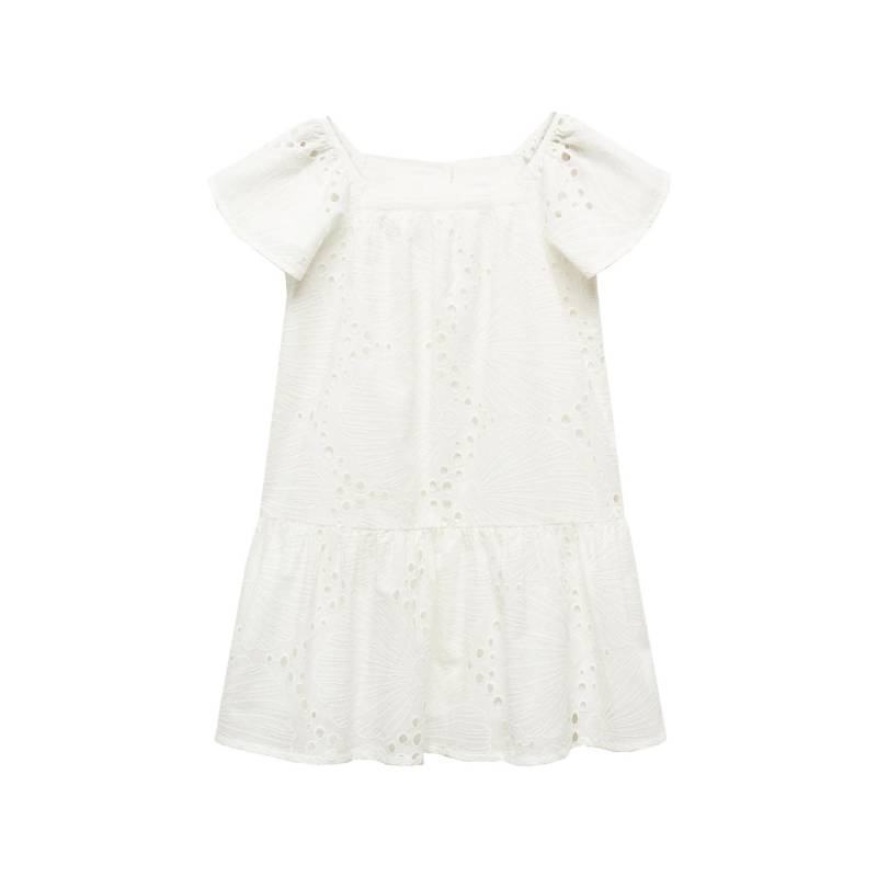 Kleid Mädchen Weiss 10A von MANGO Kids