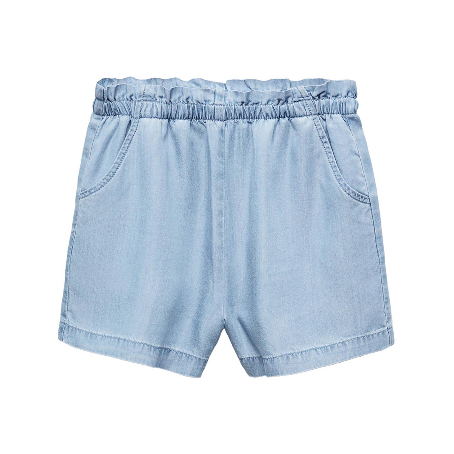 Shorts Mädchen Hellblau Denim 6A von MANGO Kids