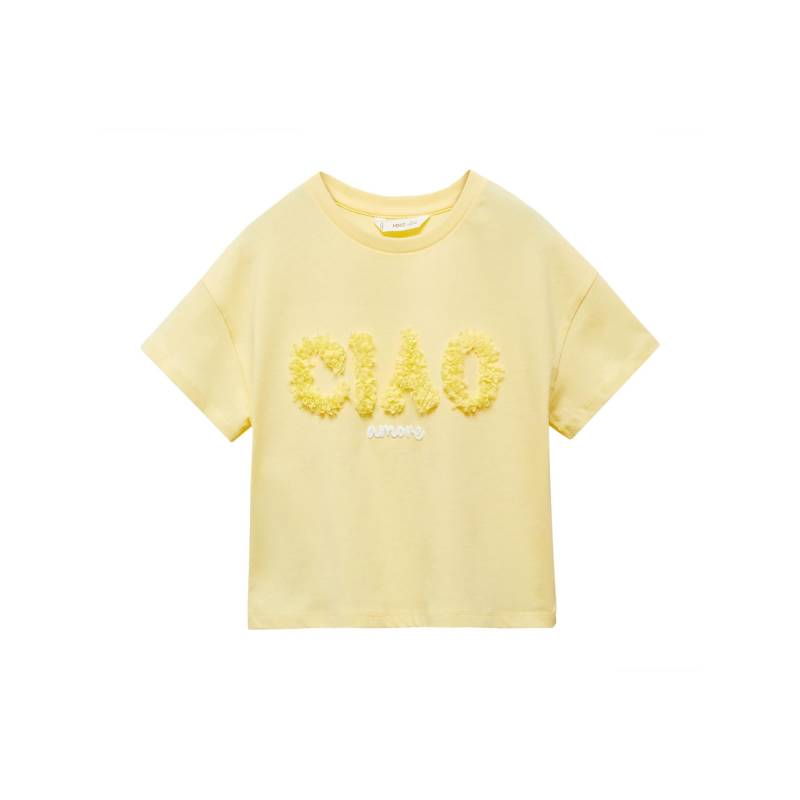 T-shirt Mädchen Gelb  12A von MANGO Kids