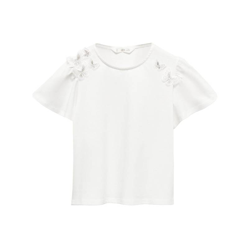 T-shirt Mädchen Offwhite 14A von MANGO Kids