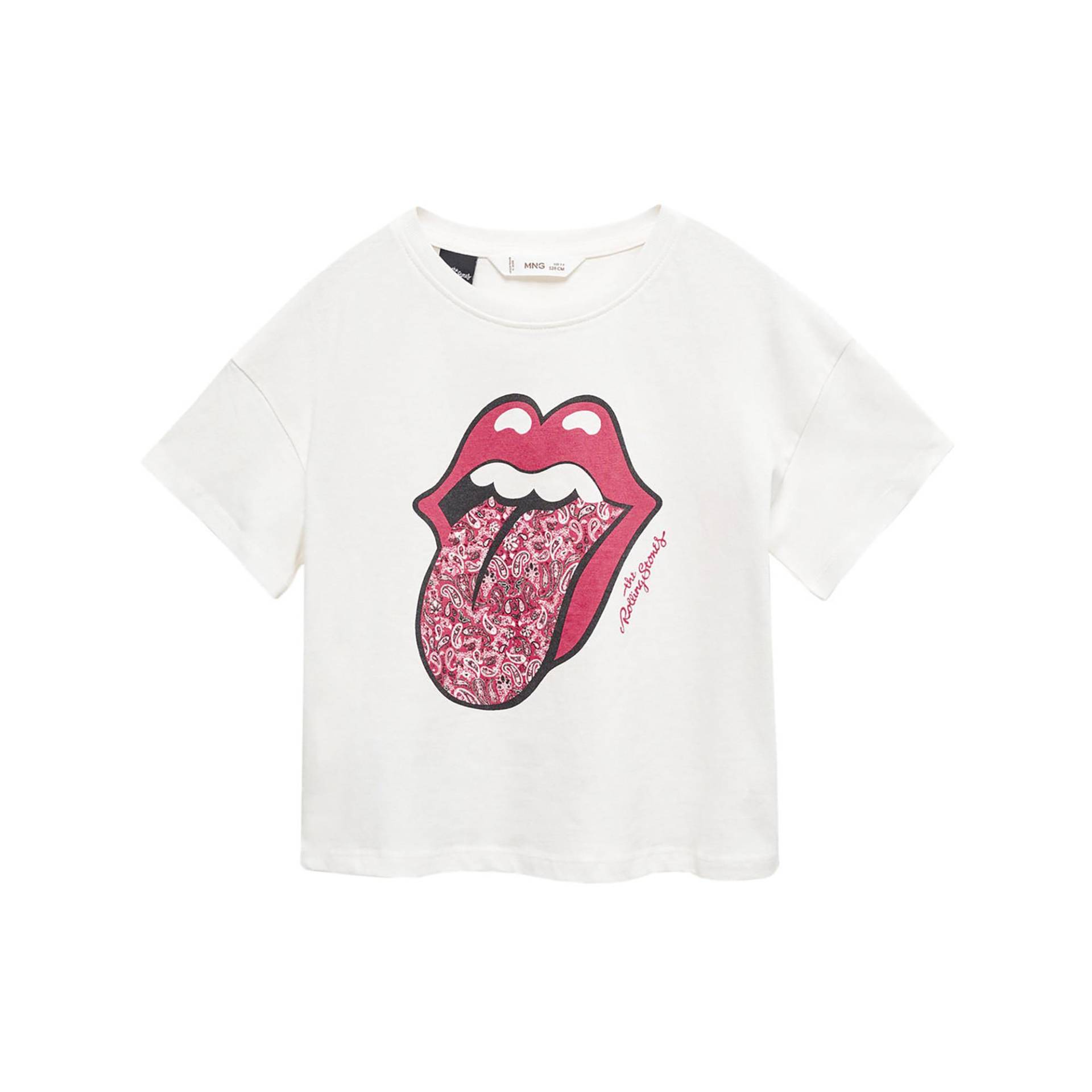 T-shirt Mädchen Weiss 6A von MANGO Kids