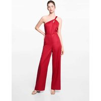 Asymmetrischer Satin-Jumpsuit von MANGO TEEN