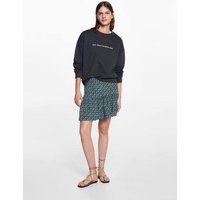 Baumwoll-Sweatshirt mit Stickdetail Baumwoll-Sweatshirt mit Stickdetail von MANGO TEEN