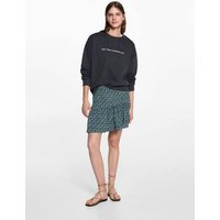 Baumwoll-Sweatshirt mit Stickdetail von MANGO TEEN