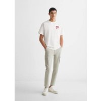 Bedrucktes Baumwoll-T-Shirt Bedrucktes Baumwoll-T-Shirt von MANGO TEEN