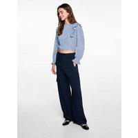 Gemusterte Bluse mit Volantdetails Gemusterte Bluse mit Volantdetails von MANGO TEEN