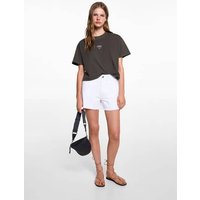 Gemustertes Cropped-T-Shirt von MANGO TEEN