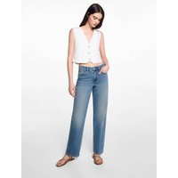 Gerade Jeans mit mittlerem Bund Gerade Jeans mit mittlerem Bund von MANGO TEEN