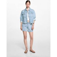 Jeansshort mit Sternmotiv Jeansshort mit Sternmotiv von MANGO TEEN