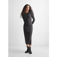 Midi-Kleid mit Rippenmuster von MANGO TEEN