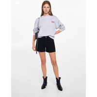 Jeansshorts mit ausgefranstem Saum von MANGO TEEN