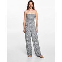 Schulterfreier Print-Jumpsuit von MANGO TEEN