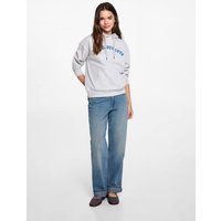 Sweatshirt mit aufgesticktem Schriftzug Sweatshirt mit aufgesticktem Schriftzug von MANGO TEEN