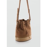 Mini-Shopper Bag aus Leder von MANGO TEEN