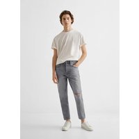 Tapered Fit-Jeans mit Rissen von MANGO TEEN