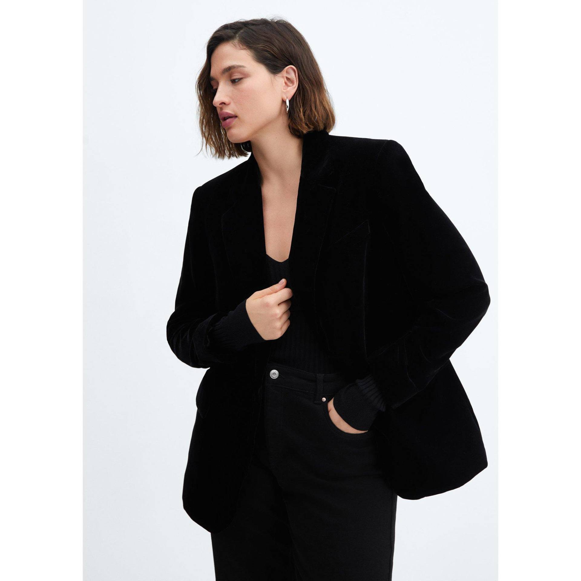 Blazer Damen Black M von MANGO